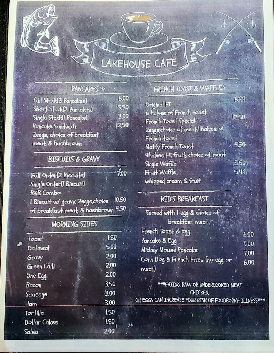 Menu Lake House Cafe-1