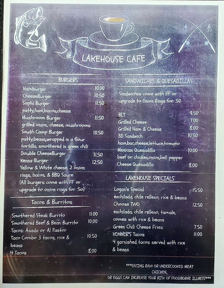 Menu Lake House Cafe-2